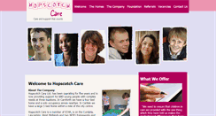 Desktop Screenshot of hopscotch-care.org