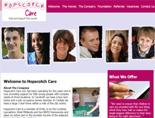 Tablet Screenshot of hopscotch-care.org